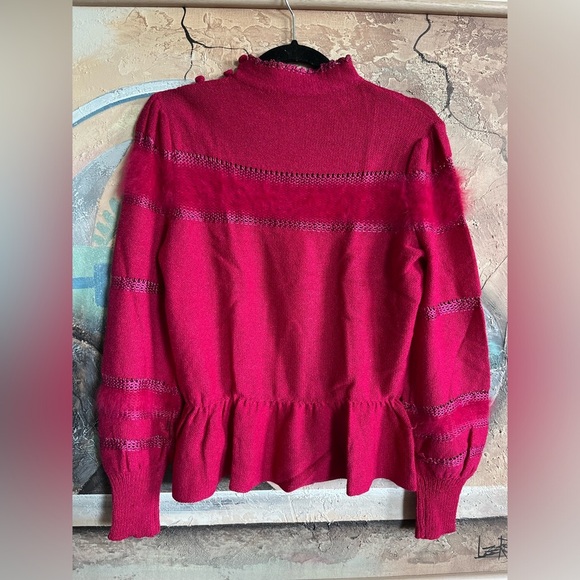 Vintage Marni Knits Angora Wool Pink Knit Sweater - Picture 13 of 14